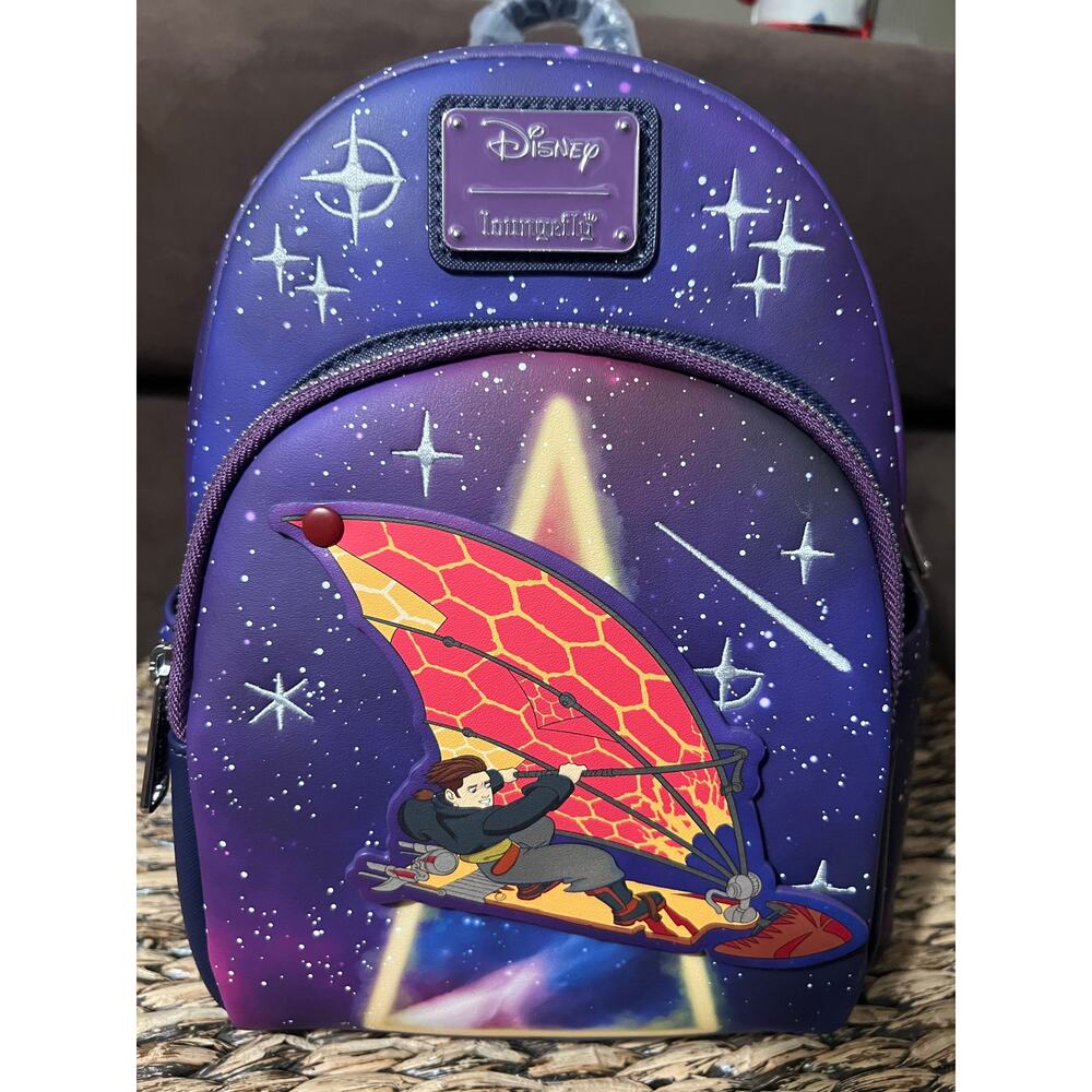 Loungefly Disney Treasure Planet Solar Surfer Glow-in-the-Dark Mini Backpack